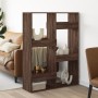 Separador de ambientes madera marrón roble 100x33x135 cm de , Librerías y estanterías - Ref: Foro24-3309561, Precio: 94,78 €,...