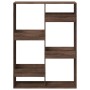 Separador de ambientes madera marrón roble 100x33x135 cm de , Librerías y estanterías - Ref: Foro24-3309561, Precio: 94,78 €,...