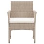 Sillones de jardín con cojines 2 unidades ratán sintético beige de , Sillas de jardín - Ref: Foro24-363408, Precio: 151,17 €,...