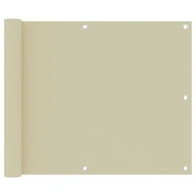 Toldo para balcón tela oxford crema 75x300 cm de vidaXL, Sombrillas - Ref: Foro24-134948, Precio: 18,08 €, Descuento: %