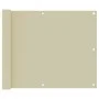 Toldo para balcón tela oxford crema 75x300 cm de vidaXL, Sombrillas - Ref: Foro24-134948, Precio: 18,08 €, Descuento: %