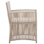 Sillones de jardín con cojines 2 unidades ratán sintético beige de , Sillas de jardín - Ref: Foro24-363408, Precio: 151,17 €,...