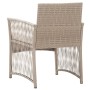 Sillones de jardín con cojines 2 unidades ratán sintético beige de , Sillas de jardín - Ref: Foro24-363408, Precio: 151,17 €,...