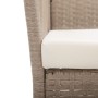 Sillones de jardín con cojines 2 unidades ratán sintético beige de , Sillas de jardín - Ref: Foro24-363408, Precio: 151,17 €,...