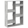 Separador de ambientes madera gris hormigón 100x33x135 cm de , Librerías y estanterías - Ref: Foro24-3309558, Precio: 92,32 €...