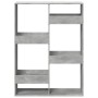 Separador de ambientes madera gris hormigón 100x33x135 cm de , Librerías y estanterías - Ref: Foro24-3309558, Precio: 92,32 €...
