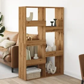 Separador de ambientes madera roble artisian 100x33x155,5 cm de , Librerías y estanterías - Ref: Foro24-3309572, Precio: 106,...