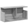 Mueble de pared madera de ingeniería gris Sonoma 60x20x30 cm de , Estantes y estanterías - Ref: Foro24-854828, Precio: 27,98 ...