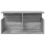Mueble de pared madera de ingeniería gris Sonoma 60x20x30 cm de , Estantes y estanterías - Ref: Foro24-854828, Precio: 27,98 ...
