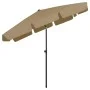 Sombrilla de playa taupe 200x125 cm de vidaXL, Sombrillas - Ref: Foro24-314730, Precio: 45,56 €, Descuento: %