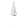 Sombrilla de playa Hawaii blanca 300 cm de vidaXL, Sombrillas - Ref: Foro24-314702, Precio: 85,49 €, Descuento: %