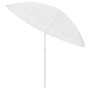 Sombrilla de playa Hawaii blanca 300 cm de vidaXL, Sombrillas - Ref: Foro24-314702, Precio: 85,49 €, Descuento: %