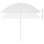 Sombrilla de playa Hawaii blanca 300 cm de vidaXL, Sombrillas - Ref: Foro24-314702, Precio: 85,49 €, Descuento: %