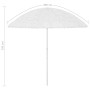 Sombrilla de playa Hawaii blanca 300 cm de vidaXL, Sombrillas - Ref: Foro24-314702, Precio: 85,49 €, Descuento: %