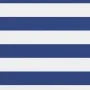 Toldo para balcón tela oxford blanco y azul 120x300 cm de vidaXL, Sombrillas - Ref: Foro24-134920, Precio: 19,48 €, Descuento: %