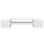 Soporte de pantalla con almacenaje madera blanco 70x27x15 cm de , Bases y elevadores para ordenadores - Ref: Foro24-854679, P...
