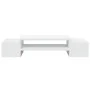 Soporte de pantalla con almacenaje madera blanco 70x27x15 cm de , Bases y elevadores para ordenadores - Ref: Foro24-854679, P...