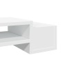 Soporte de pantalla con almacenaje madera blanco 70x27x15 cm de , Bases y elevadores para ordenadores - Ref: Foro24-854679, P...