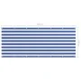 Toldo para balcón tela oxford blanco y azul 120x300 cm de vidaXL, Sombrillas - Ref: Foro24-134920, Precio: 19,48 €, Descuento: %