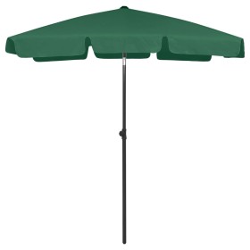 Sombrilla de playa verde 180x120 cm de vidaXL, Sombrillas - Ref: Foro24-314720, Precio: 41,58 €, Descuento: %