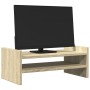 Soporte de pantalla madera ingeniería roble Sonoma 50x27x20 cm de , Bases y elevadores para ordenadores - Ref: Foro24-854780,...
