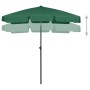 Sombrilla de playa verde 180x120 cm de vidaXL, Sombrillas - Ref: Foro24-314720, Precio: 41,58 €, Descuento: %