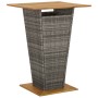 Mesa y taburetes altos jardín 5 piezas y cojines ratán PE gris de , Conjuntos de jardín - Ref: Foro24-3261483, Precio: 435,52...