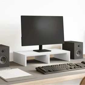 Soporte de monitor madera maciza de pino blanco 50x27x10 cm de , Bases y elevadores para ordenadores - Ref: Foro24-854643, Pr...
