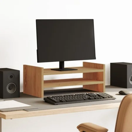 Soporte de pantalla madera ingeniería roble artisian 50x27x20cm de , Bases y elevadores para ordenadores - Ref: Foro24-854786...