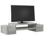 Soporte de pantalla con almacenaje gris Sonoma 70x27x15 cm de , Bases y elevadores para ordenadores - Ref: Foro24-854684, Pre...