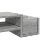 Soporte de pantalla con almacenaje gris Sonoma 70x27x15 cm de , Bases y elevadores para ordenadores - Ref: Foro24-854684, Pre...