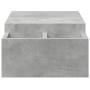 Soporte de pantalla con almacenaje gris hormigón 70x27x15 cm de , Bases y elevadores para ordenadores - Ref: Foro24-854682, P...