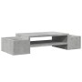 Soporte de pantalla con almacenaje gris hormigón 70x27x15 cm de , Bases y elevadores para ordenadores - Ref: Foro24-854682, P...