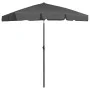 Sombrilla de playa gris antracita 180x120 cm de vidaXL, Sombrillas - Ref: Foro24-314721, Precio: 33,25 €, Descuento: %