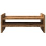 Soporte de pantalla madera ingeniería envejecida 50x27x20 cm de , Bases y elevadores para ordenadores - Ref: Foro24-854785, P...