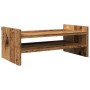 Soporte de pantalla madera ingeniería envejecida 50x27x20 cm de , Bases y elevadores para ordenadores - Ref: Foro24-854785, P...