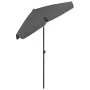 Sombrilla de playa gris antracita 180x120 cm de vidaXL, Sombrillas - Ref: Foro24-314721, Precio: 33,25 €, Descuento: %