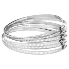 Abrazaderas de manguera 6 uds 91-165 mm acero inoxidable 304 de , Conductos de aire - Ref: Foro24-4008075, Precio: 15,10 €, D...