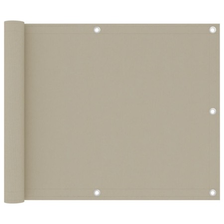 Toldo para balcón tela oxford beige 75x300 cm de vidaXL, Sombrillas - Ref: Foro24-134936, Precio: 19,69 €, Descuento: %