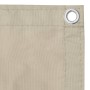 Toldo para balcón tela oxford beige 75x300 cm de vidaXL, Sombrillas - Ref: Foro24-134936, Precio: 19,69 €, Descuento: %