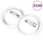Set of 100 acrylic button badges with pin, 25 mm each. by , Badges - Ref: Foro24-30163, Price: 14,75 €, Discount: %
