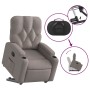 Sillón reclinable elevable tela gris taupe de , Sillones - Ref: Foro24-3204718, Precio: 270,10 €, Descuento: %