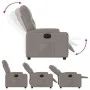 Sillón reclinable eléctrico tela gris taupé de , Sillones - Ref: Foro24-3204694, Precio: 249,76 €, Descuento: %