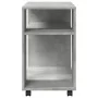 Mesa auxiliar ruedas madera ingeniería gris hormigón 70x35x60cm de , Mesas auxiliares - Ref: Foro24-853149, Precio: 46,31 €, ...