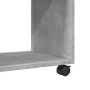 Mesa auxiliar ruedas madera ingeniería gris hormigón 70x35x60cm de , Mesas auxiliares - Ref: Foro24-853149, Precio: 46,31 €, ...