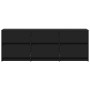 Mueble de TV con LED madera de ingeniería negro 140x34x50 cm de , Muebles TV - Ref: Foro24-3307920, Precio: 151,43 €, Descuen...