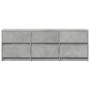 Mueble de TV LED madera ingeniería gris hormigón 140x34x50 cm de , Muebles TV - Ref: Foro24-3307922, Precio: 116,00 €, Descue...