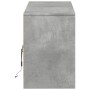 Mueble de TV LED madera ingeniería gris hormigón 140x34x50 cm de , Muebles TV - Ref: Foro24-3307922, Precio: 116,00 €, Descue...