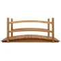 Puente para jardín madera maciza de abeto 140x60x60 cm de vidaXL, Puentes de jardín - Ref: Foro24-313890, Precio: 183,42 €, D...
