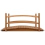 Puente para jardín madera maciza de abeto 140x60x60 cm de vidaXL, Puentes de jardín - Ref: Foro24-313890, Precio: 182,96 €, D...